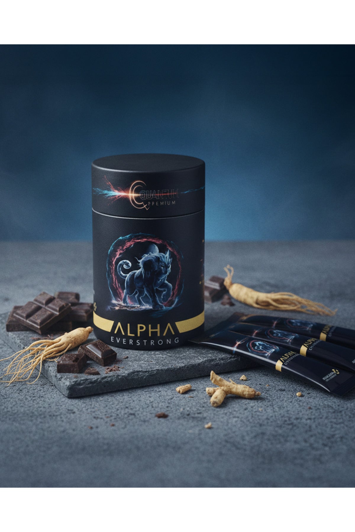 Kuantum Premium Panax Ginseng Macun Maca Bitkisel Karışımlı Kuvvet Macun ( 240 GR ) - Görsel 3