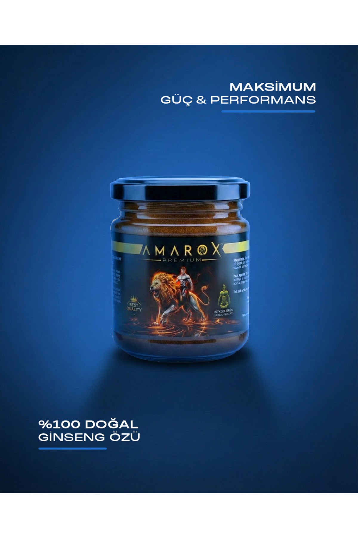 Amarox Ginseng Atom Güç Bitkisel Macun Kavanoz (240 GR) - Görsel 3