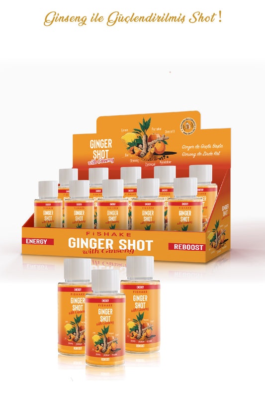 Ginger Shot & Ginsengli / Zencefil Shot 500 ml