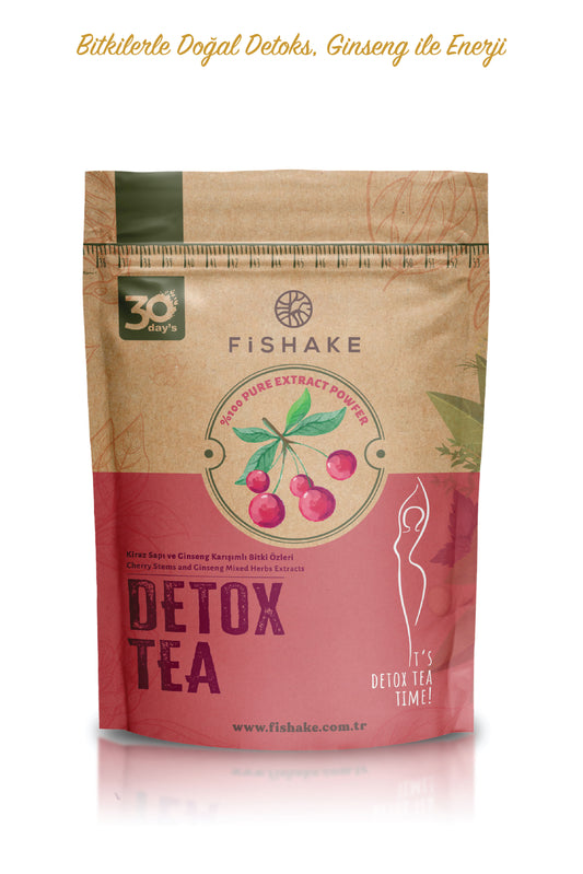 Çilek Ve Ginseng Karışımlı Detox Tea Form Diyet Çay (30 GÜN)